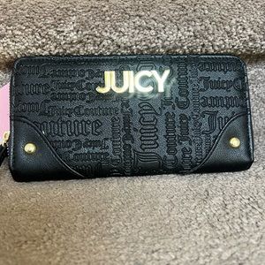 Juicy Couture Zip Around Wallet and Change Purse
